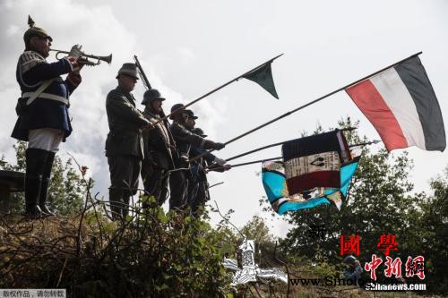 法国纪念一战结束百年总统呼吁铭记惨痛_法国-协约国-纪念-