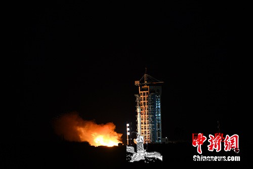 一箭五星中国成功发射试验六号及四颗微_酒泉-嘉定-长征-