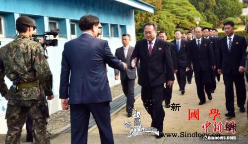 韩列车时隔10年首次驶入朝将进行跨境_朝鲜-韩国-罗山-