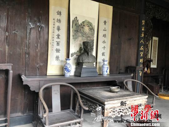 探访吴承恩故居：纪念馆内并未“挂满”_猴王-西游记-馆内-