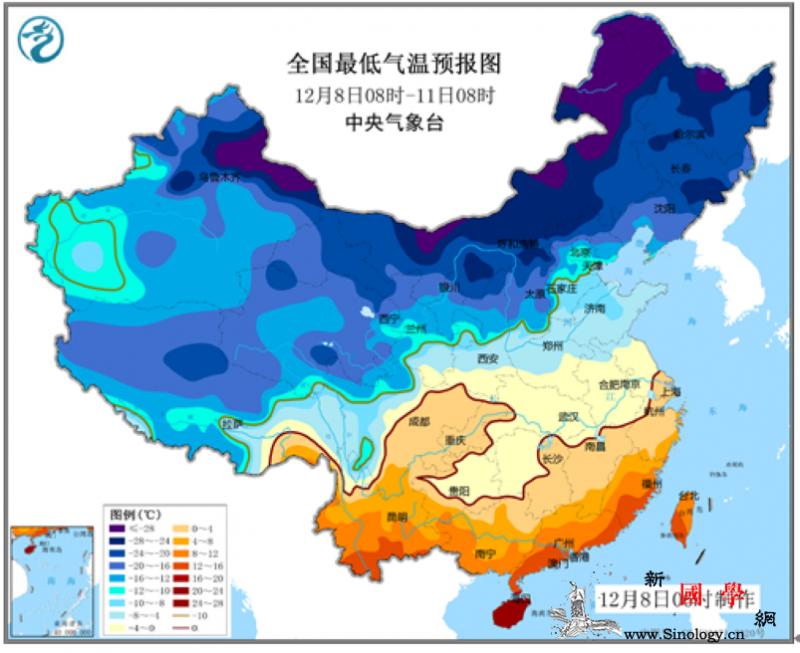 中国中东部气温持续偏低长江中下游将有_江南-等地-海南岛-