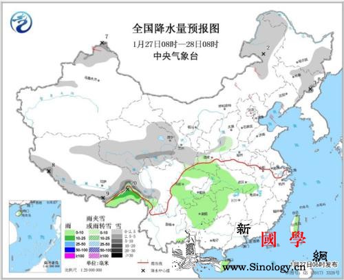 冷空气影响华北东北地区云南西北部有较_东北地区-华北-降水量-