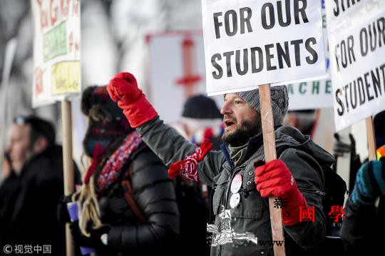 谈判14个月未达工资协议美国丹佛教师_科罗拉多州-美国-罢工-