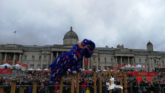 伦敦特拉法加广场庆典掀起"中国风"_华埠-伦敦-英国-庆典-