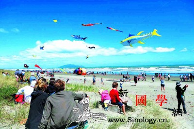 新西兰奥塔基国际风筝节上的中国风景_惠灵顿-文化中心-风筝-塔基-