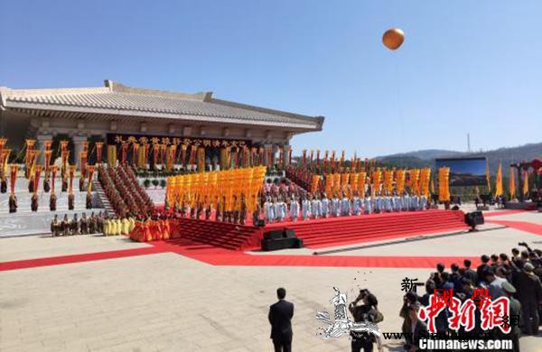 陕西河南公祭黄帝典礼再度碰撞:纷争持_黄帝陵-轩辕-公祭-