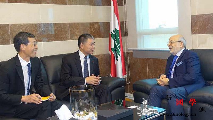 中国驻黎巴嫩大使拜会黎教育和高教部长_叙利亚-黎巴嫩-拜会-祝贺-