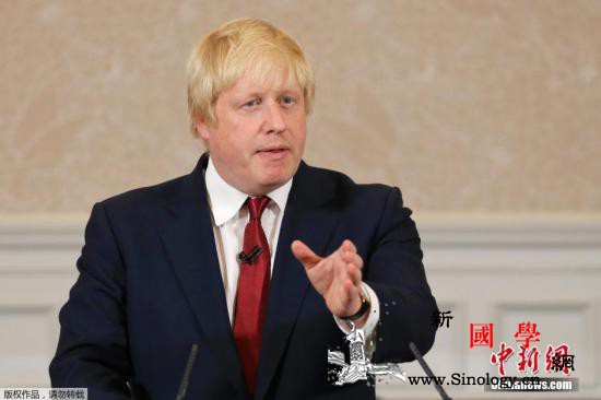 英首相热门继任人选约翰逊为竞选造势承_约翰逊-英国-首相-