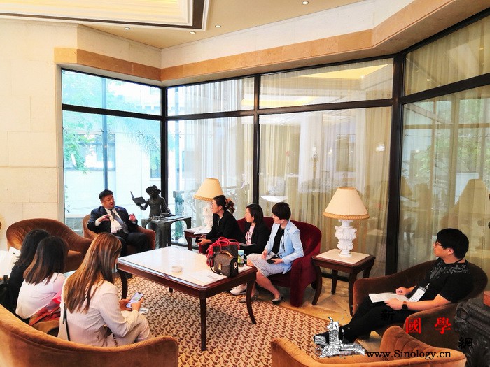 驻埃及使馆文化参赞访问黎巴嫩出席第三_黎巴嫩-参赞-乔治-合作-