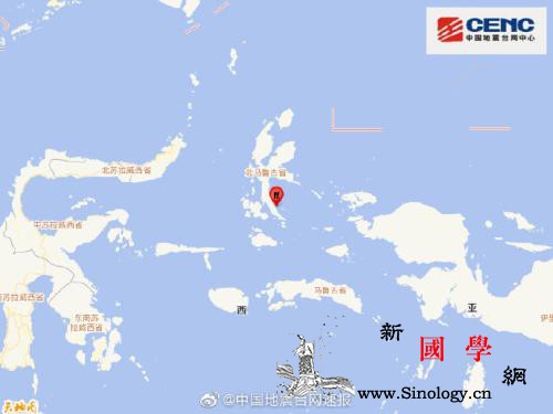 印度尼西亚哈马黑拉岛生7.1级地震震_印度尼西亚-台网-震源-