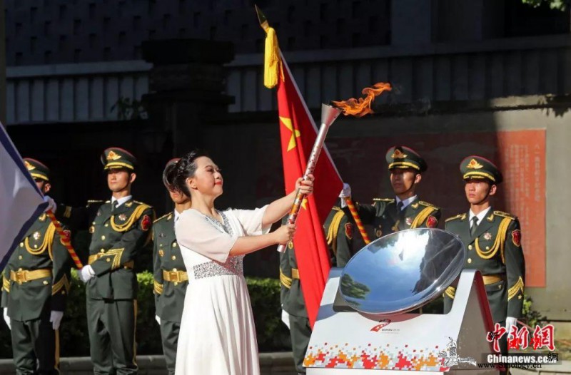 英雄城第一棒世界军人运动会火炬传递_南昌-火种-南昌起义-