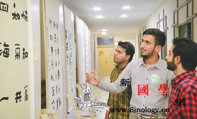 "了不起的中国智慧令人赞叹"_巴中-巴基斯坦-书法-赞叹-