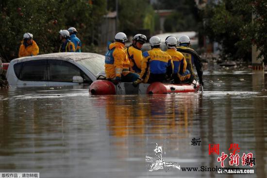 台风“海贝思”袭日致44人死关东地区_共同社-海贝-日本-