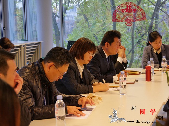 部分省市管理干部培训班一行参访巴黎中_巴黎-文化中心-代表-巡视员-