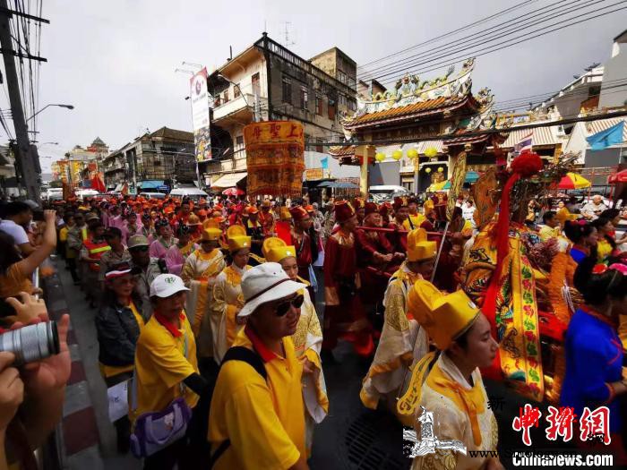 湄洲妈祖巡安曼谷民众狂欢_妈祖-唐人街-曼谷-