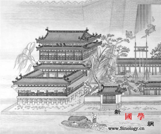 细抠《西湖清趣图》谁建了第一座私人露_平房-组画-西湖-