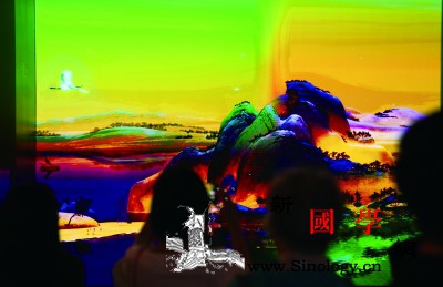 《千里江山图》数字长卷在澳门展出_江山-澳门-周年-展览-