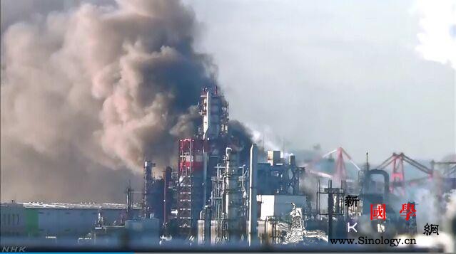 日本川崎一处石油设施突发大火已造成1_日本-突发-川崎-