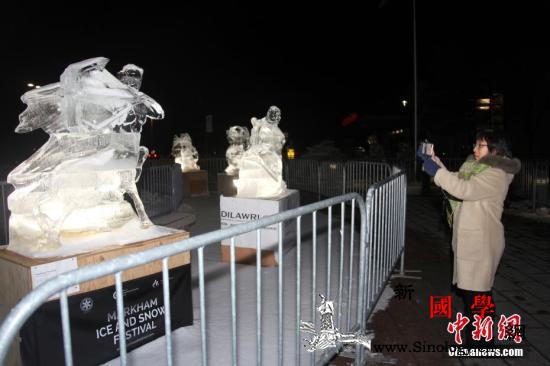 中国哈尔滨冰雕艺术展在莫斯科开幕_莫斯科-冰雕-哈尔滨-