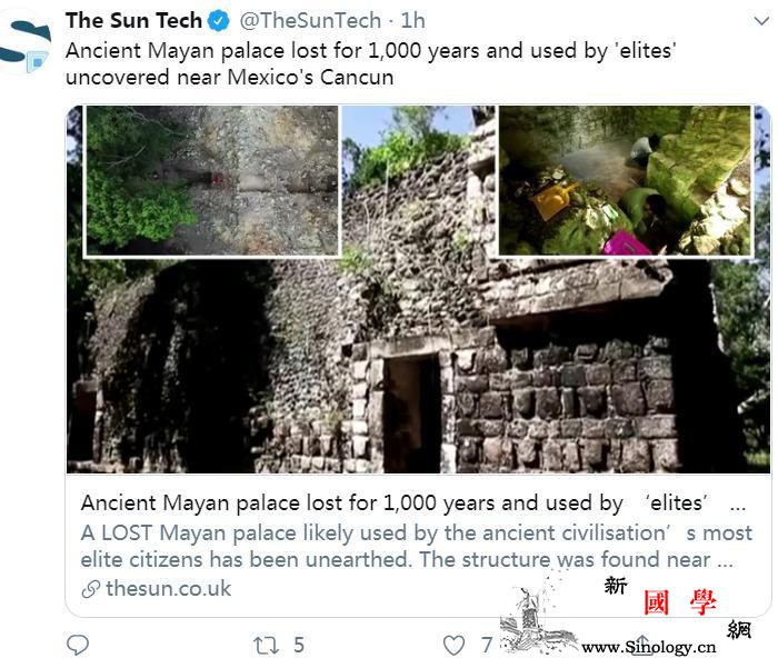 墨西哥发现马雅古文明大型宫殿遗迹失落_墨西哥-英国-洪都拉斯-