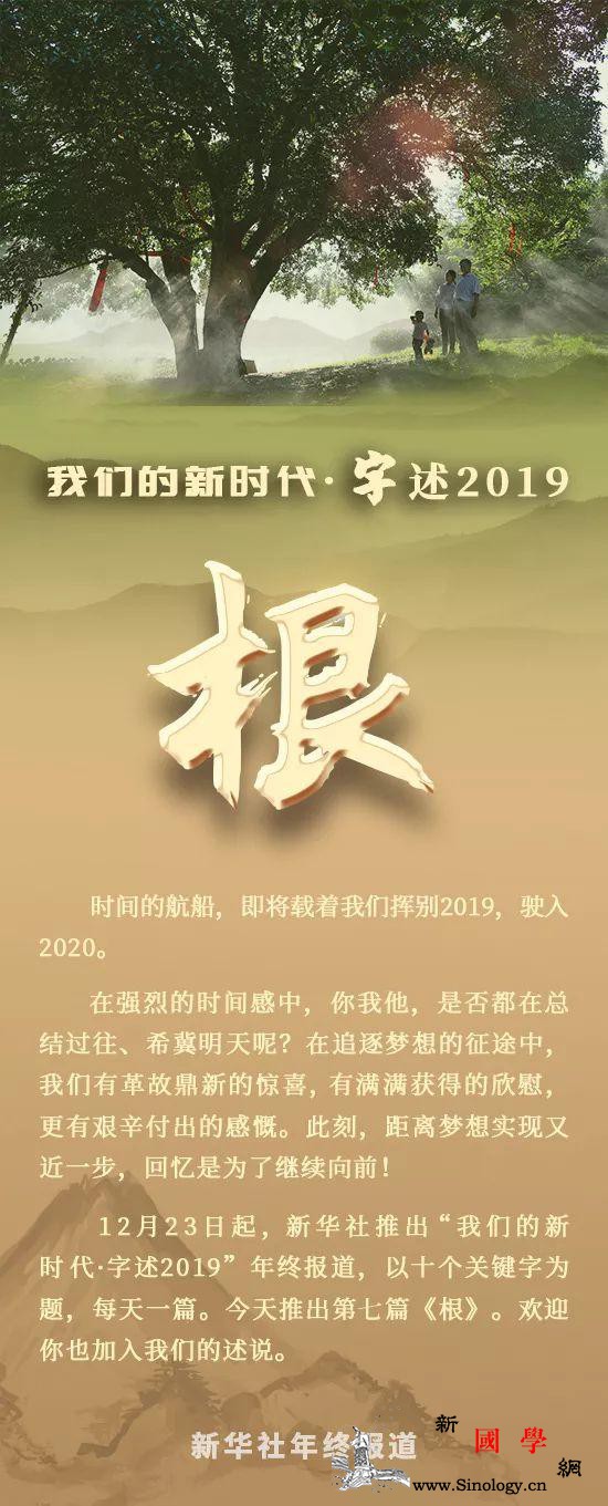 我们的新时代·字述2019|根_青瓦-画中画-乡愁-