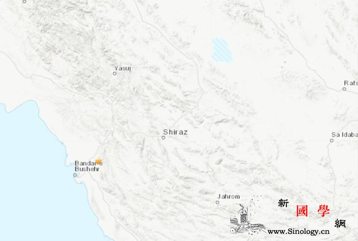 伊朗西南部发生4.9级地震震源深度1_伊朗-震源-画中画-