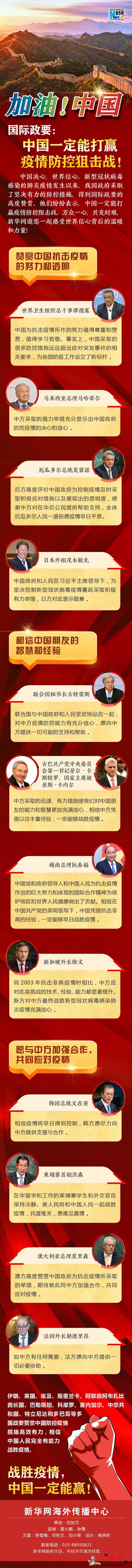 【加油！中国】国际政要：中国一定能打_狙击战-画中画-政要-