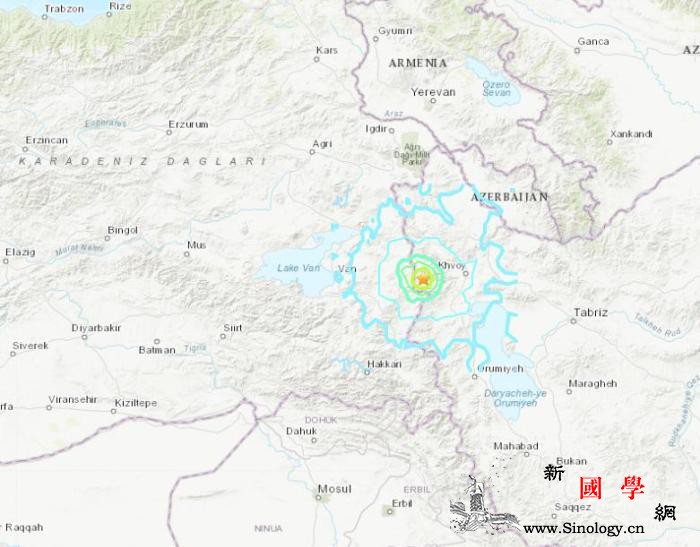 土耳其伊朗边境附近发生5.7级地震震_土耳其-伊朗-美国-