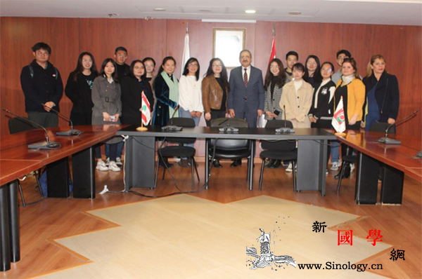 黎巴嫩大学校长慰问中国师生并声援中国_黎巴嫩-疫情-阿德-师生-