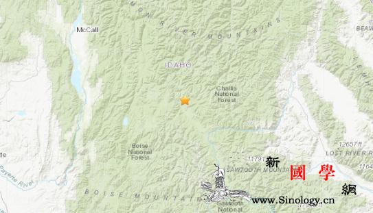 美国爱达荷州中部发生6.5级地震整个_爱达荷州-震感-美国-