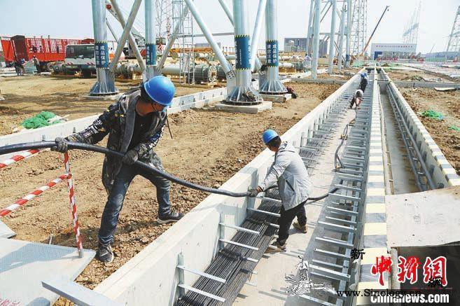 一线飞架东西:两千名建设者奋战青电入_上蔡县-驻马店-河南-