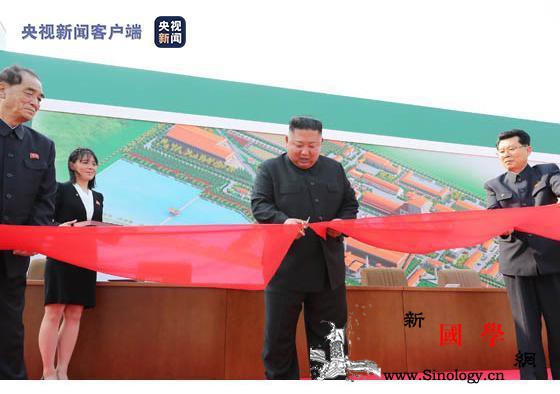 现场照片丨顺川磷肥厂竣工金正恩出席并_朝鲜-画中画-竣工-