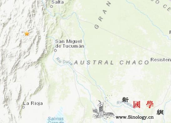 阿根廷北部发生5.0级地震震源深度3_阿根廷-震源-画中画-