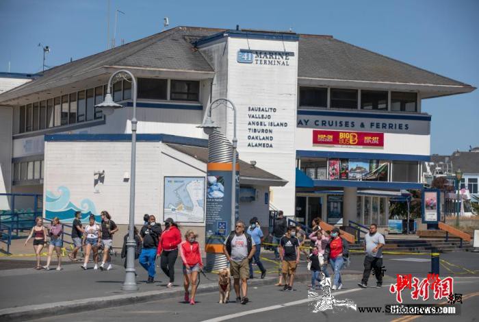 美国新冠死亡病例接近10万例多地海滩_旧金山-美国-美联社-