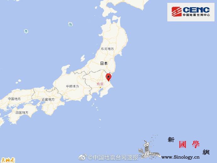 日本本州岛发生5.1级地震震源深度1_台网-震源-画中画-