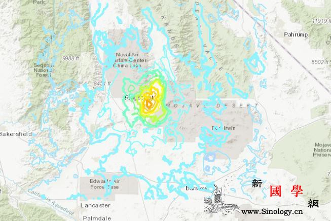 美加州发生5.5级地震研究曾称当地断_断层-美国-克莱-
