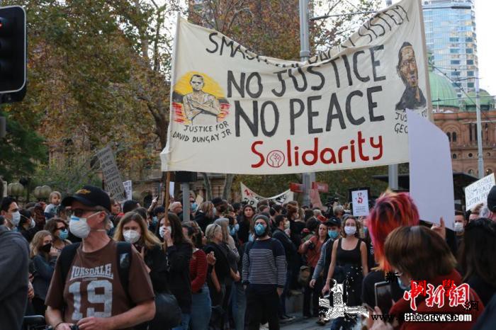 澳大利亚新增5例新冠病例官员忧示威或_悉尼-种族主义-澳大利亚-