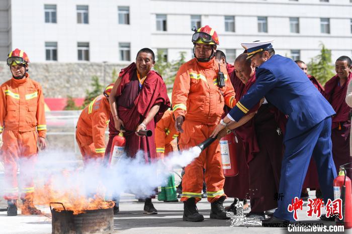 西藏消防救援总队多措并举提升寺庙和文_西藏-总队-拉萨市-