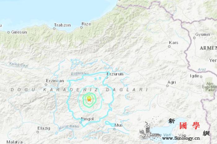 土耳其东部发生5.4级地震震源深度1_土耳其-震源-美国-
