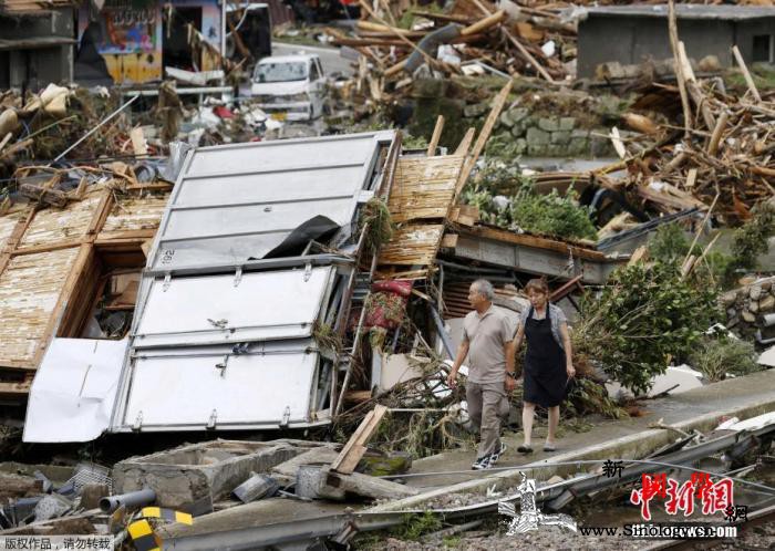 日本九州暴雨致52人死亡近140万民_福冈-熊本-冲毁-