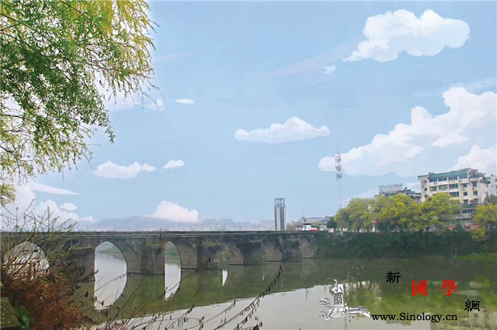 国家级重点文物镇海古桥被洪水冲毁_皖南-宣城-黄山市-冲毁-