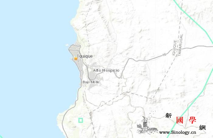 智利西部地区发生5.9级地震震源深度_智利-美国-西部-
