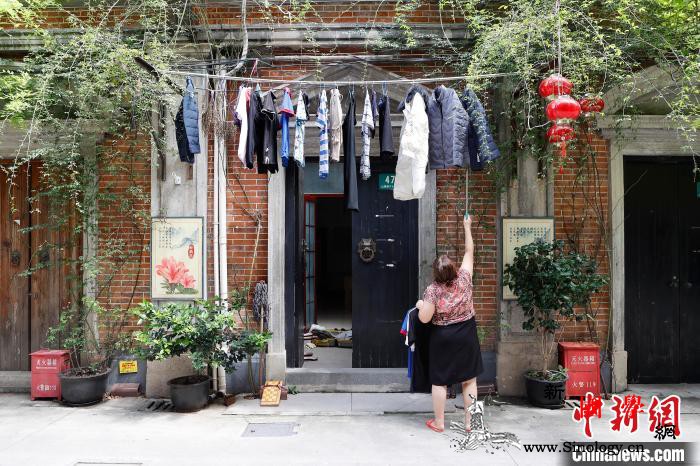 中共中央党校旧址、上海百年石库门老弄_山阴-晾晒-弄堂-