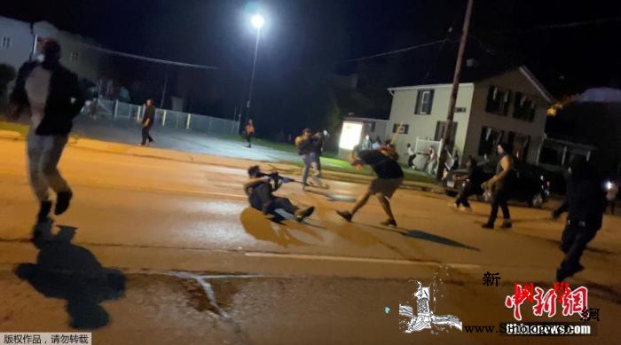 美波特兰示威100天：警民冲突不断、_基诺-示威者-美国-