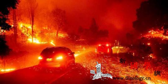 山火持续蔓延美国加州已进入紧急状态_加州-山火-紧急状态-