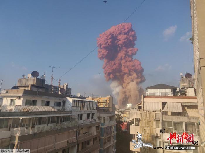 大爆炸一月后黎巴嫩贝鲁特港口突发大火_贝鲁特-黎巴嫩-云和-