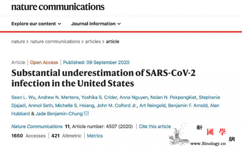 美国新冠病例数突破630万最新研究显_美国-疫情-低估-