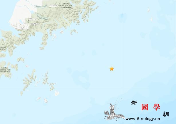 美国阿拉斯加附近海域发生5.4级地震_阿拉斯加-震源-美国-