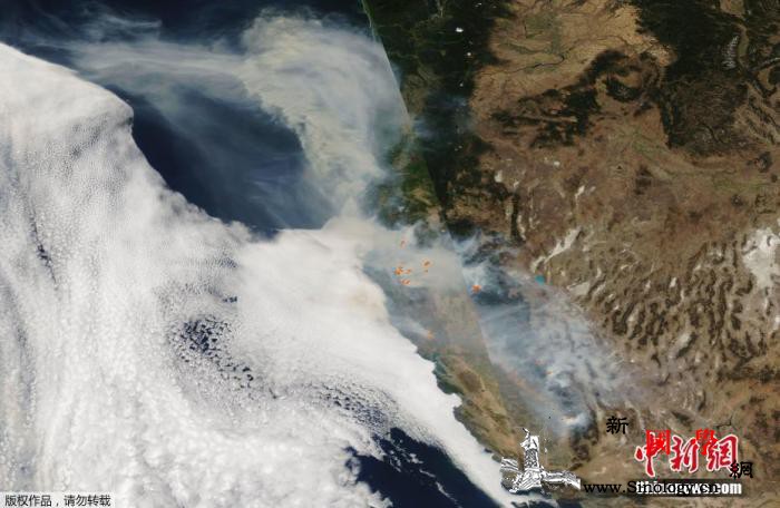 美国加州山火燃烧超400万英亩致31_加利福尼亚州-加州-山火-