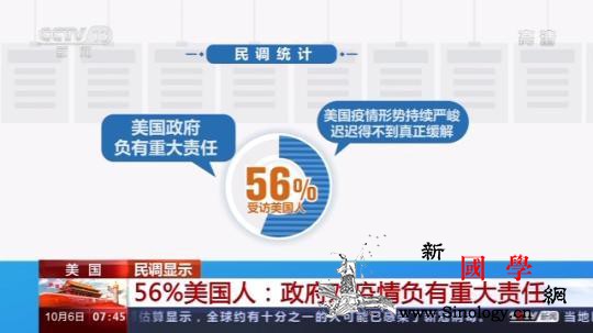 最新民调：56%美国人认为美政府对疫_受访者-美国人-美国-